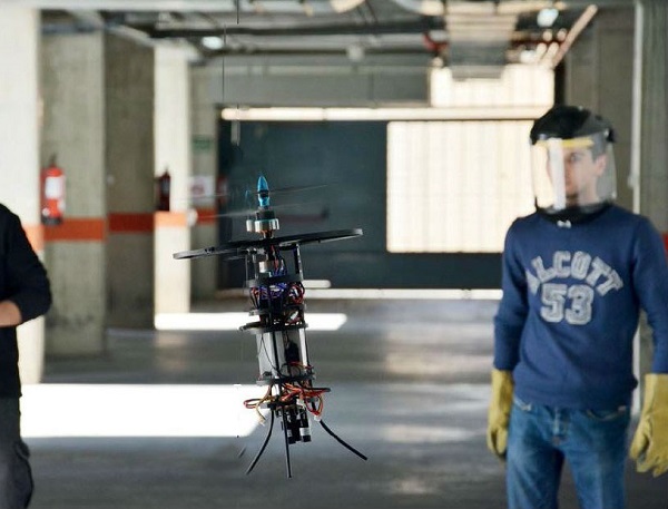 Flight tests with UAV