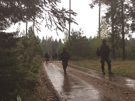Spanish soldiers in Latvia
