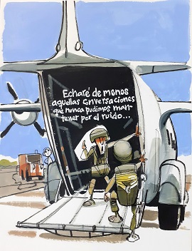 Paratrooper cartoon