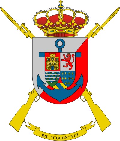 Escudo de la Bandera de Infantería Protegida 'Colón' VIII/3
