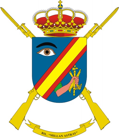 Escudo de la Bandera de Infantería Motorizada 'Millán Astray' X/4