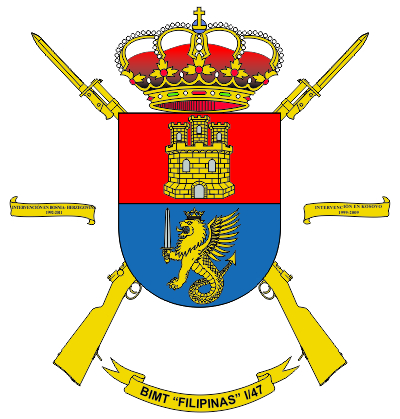 Escudo del Batallón de Infantería Motorizada 'Filipinas' I/47 Escudo del Batallón de Infantería Motorizada 'Filipinas' I/47