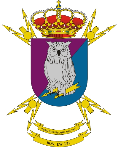 Escudo del Batallón de Guerra Electrónica I/31