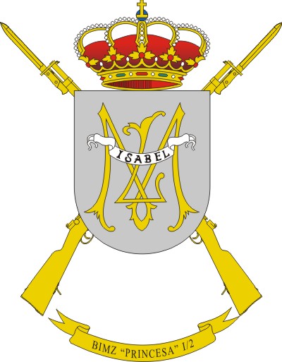 Escudo del Batallón de Infantería Motorizada 'Princesa' I/2