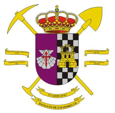 Escudo del Batallón de Zapadores VII