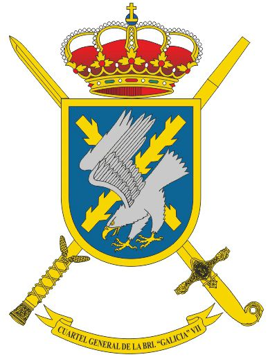 Escudo del Cuartel General de la Brigada de Infantería 'Galicia' VII