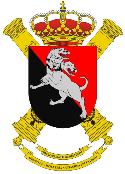 Escudo del Grupo de Artillería Antiaérea Patriot III/73