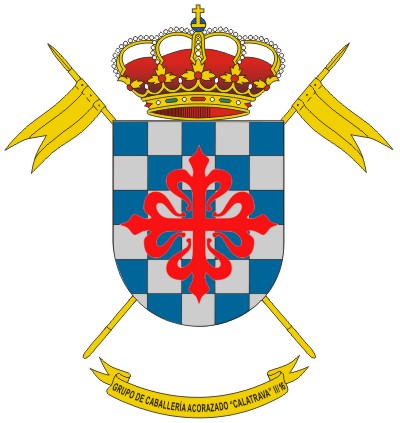 Escudo del Grupo de Caballería Acorazado 'Calatrava' II/16