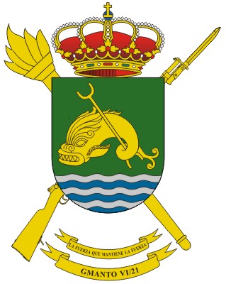 Escudo del Batallón del Grupo de Mantenimiento VI/21