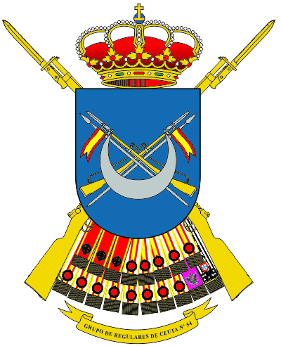Escudo del Grupo de Regulares de Ceuta 54 Escudo del Grupo de Regulares de Ceuta 54