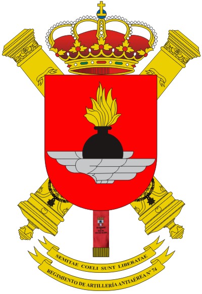 Escudo del Regimiento de Artillería Antiaérea nº 74