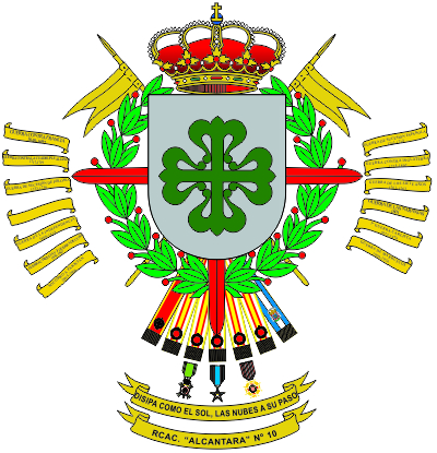 Escudo del Regimiento de Caballería 'Alcántara' nº10