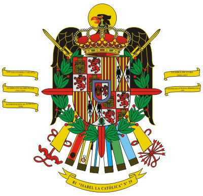 Escudo del Regimiento de Infantería 'Isabel la Católica' nº 29