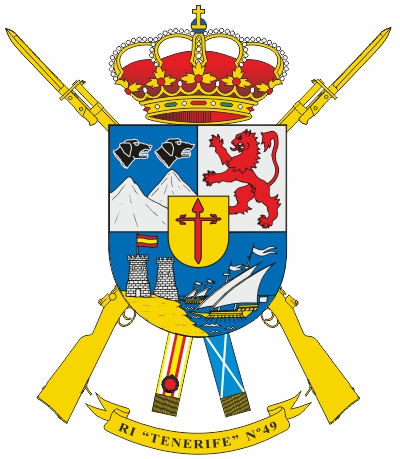 Escudo del Regimiento de Infantería 'Tenerife' nº 49