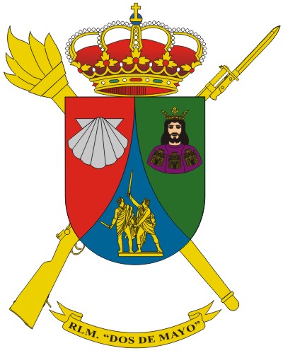 Escudo de la Residencia Logística Militar 'Dos de Mayo'