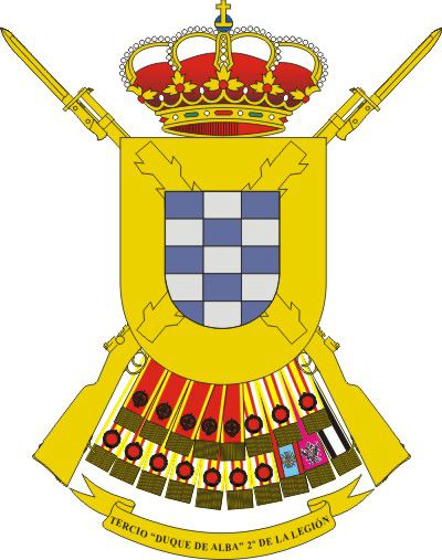 Escudo del Tercio 'Duque de Alba' 2º de la Legión