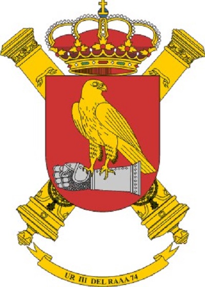 Escudo de la Unidad de Reparaciones Hawk III/74