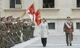 La ministra de Defensa preside los actos por la festividad de la Inmaculada Concepción en la Academia de Infantería.