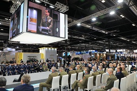 El JEME asiste a la jornada inaugural de la segunda edición de la Feria Internacional de Defensa y Seguridad
