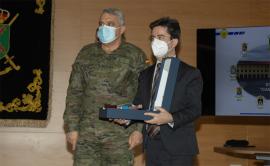 Army Chief of Staff and the Mayor of Huesca at the ceremony