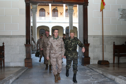 Visita del JEME a las unidades militares de Valladolid