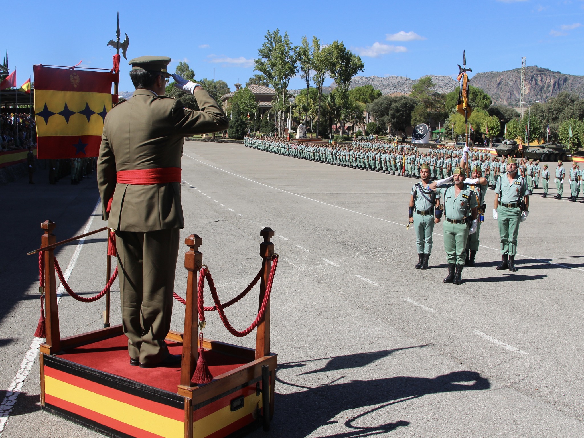 El general de Ejército Amador Enseñat y Berea ha presidido el acto de conmemoración del CIII aniversario fundacional de la Legión