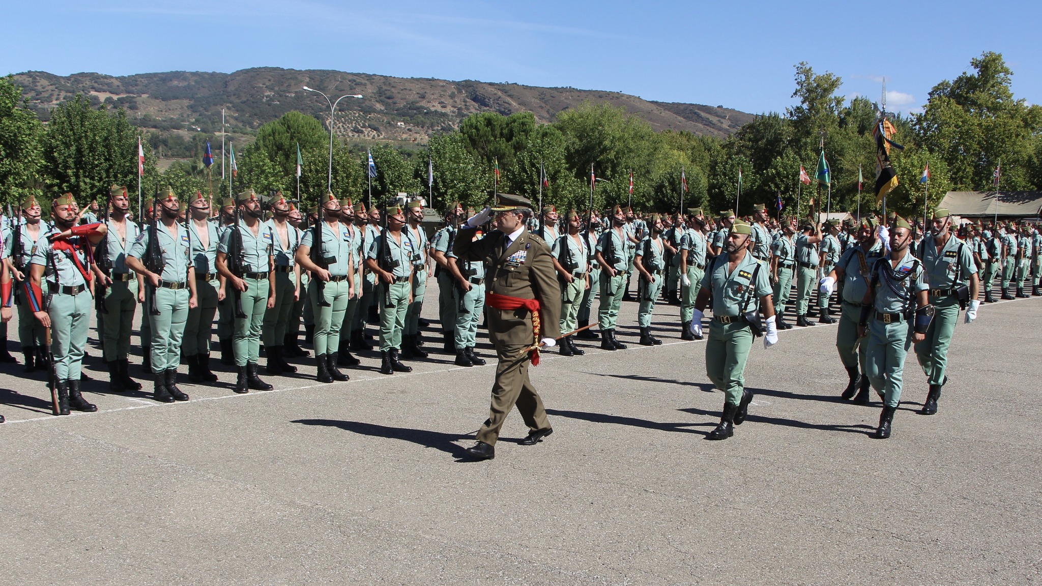 El general de Ejército Amador Enseñat y Berea ha presidido el acto de conmemoración del CIII aniversario fundacional de la Legión