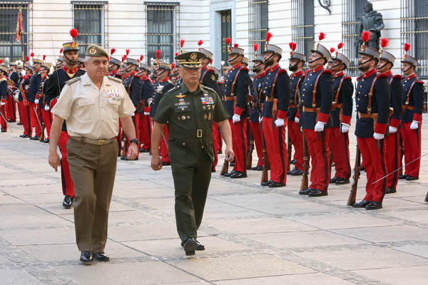 Visita del Comandante General del Ejército de Filipinas