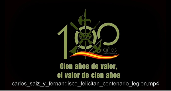 El sello conmemorativo por el centenario de la Legión Española