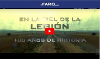 El Faro TV de Ceuta homenajea a la Legión por su Centenario con un video.