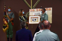 Presentación del Cupón de la ONCE en la Base Alvarez de Sotomayor de Viator