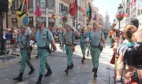 La Legión Hijo Predilecto de la ciudad de Málaga.