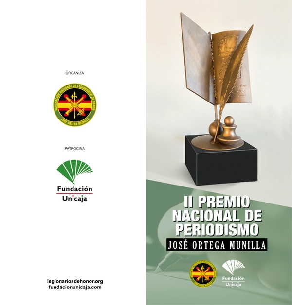 La asociación de Legionarios de Honor, onvoca la II edición del Premio Nacional de Periodismo “José Ortega Munilla”