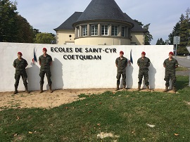 Cadetes de la AGM en Saint-Cyr