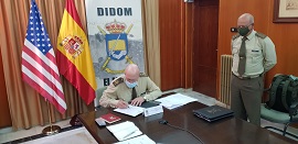 Acto de clausura de las III conversaciones Ejército-Ejército entre EEUU y España 