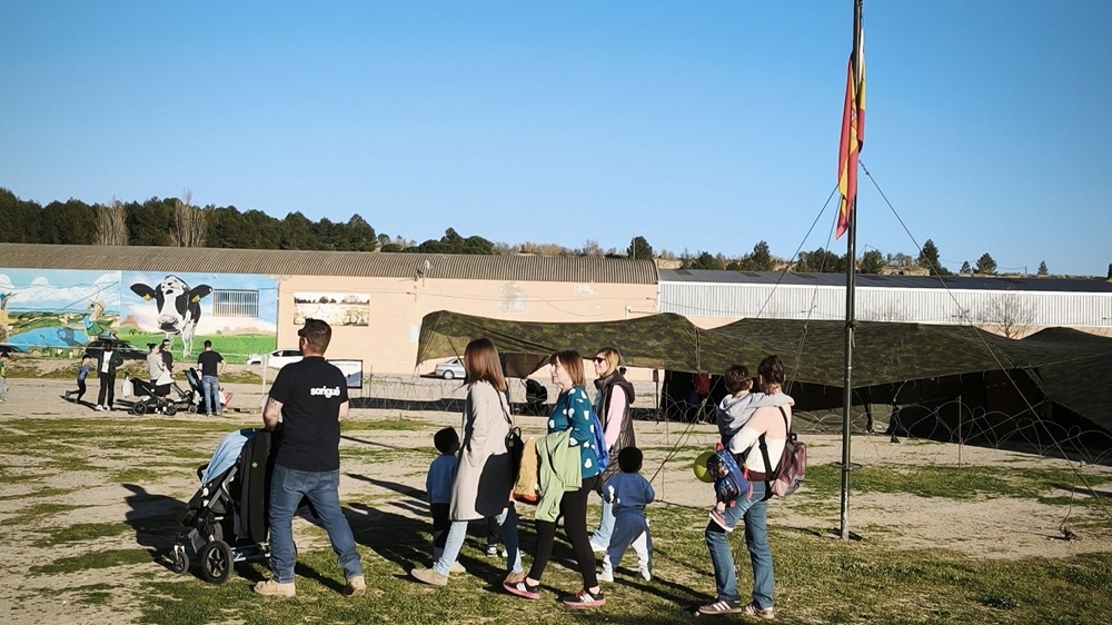 Información y captación en Sariñena ( Huesca)