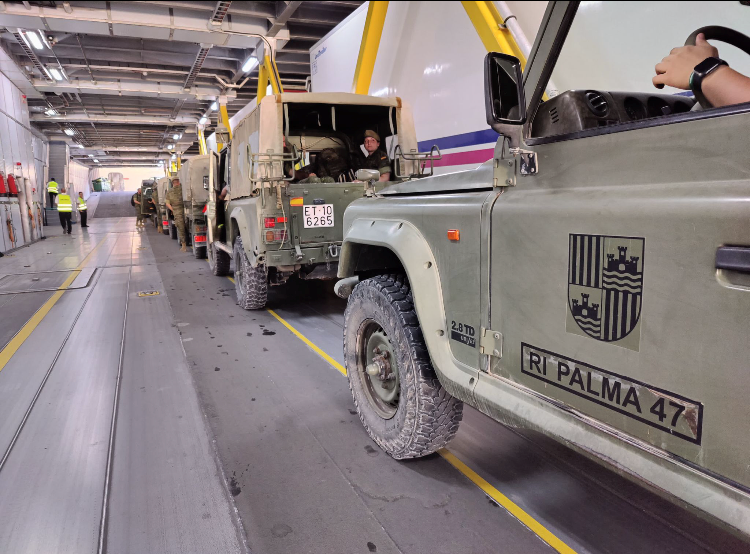 EMBARCANDO VEHÍCULOS PARA EJERCICIO EXALID 24