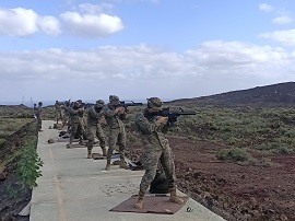 Tiro en posición en pie.