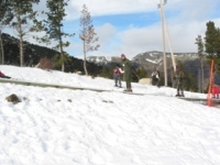 Personal de la AGBS realizando cursos de esquí