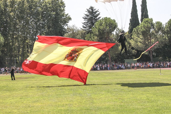 Llegada de la Bandera de España