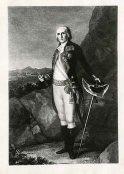 Retrato del General Urrutia (1728-1800), según un grabado basado en la pintura de Goya