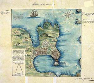 Plano de La Coruña. 1639