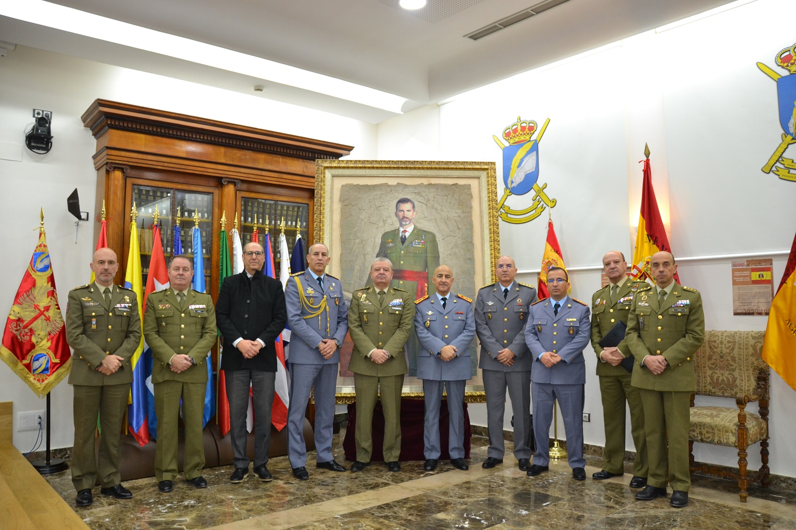 Visita al Salón de Actos del IHCM