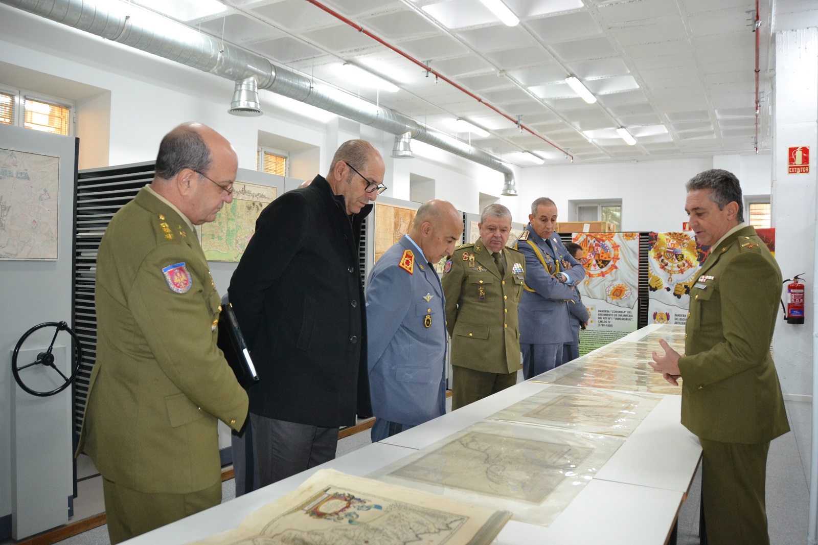 Visita al Archivo General Militar