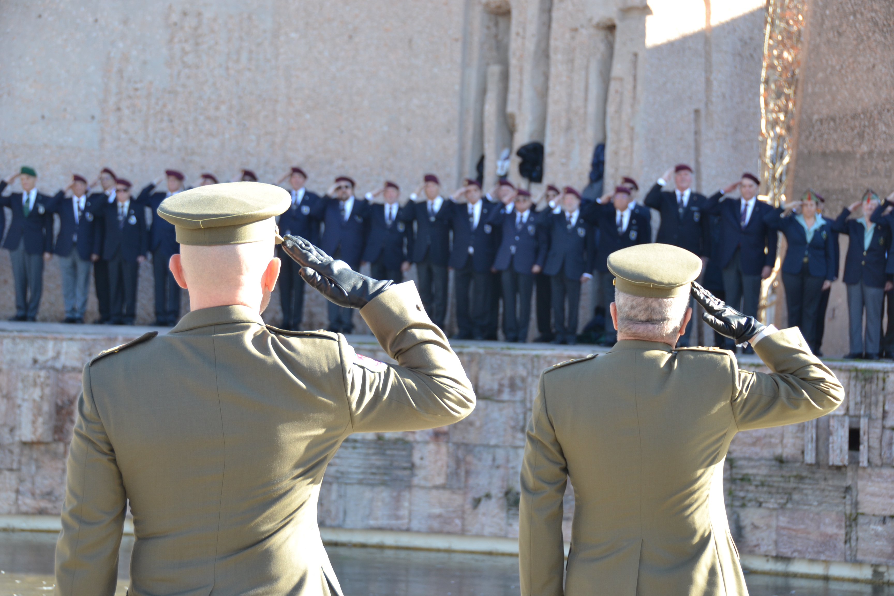 Saludo a los veteranos