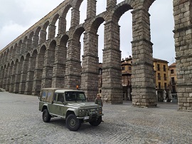 Presencia en acueducto de Segovia.