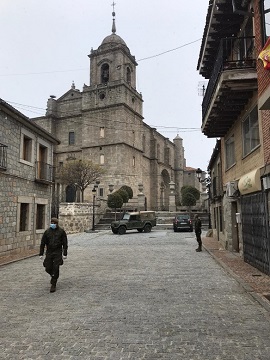 Presencia en la localidad de Villacastín (Segovia).
