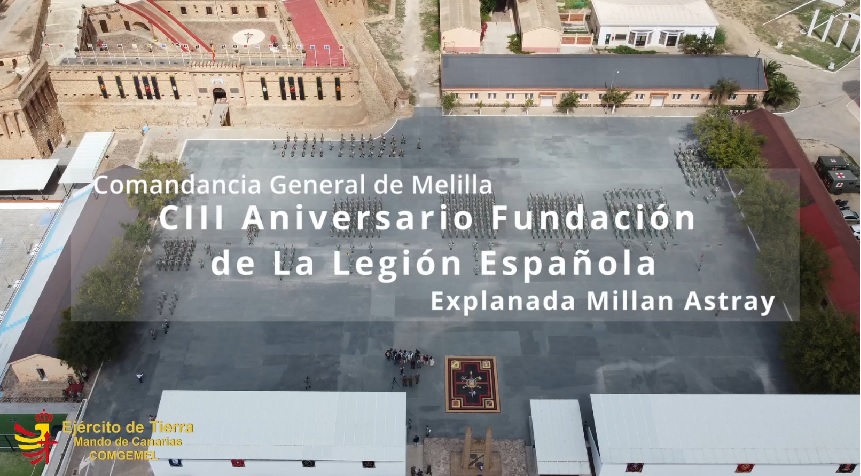 CIII Aniversario creación de la Legión Española
