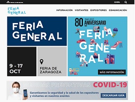 Web de la Feria de Muestras de Zaragoza