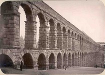 Acueducto de Segovia, año 1880